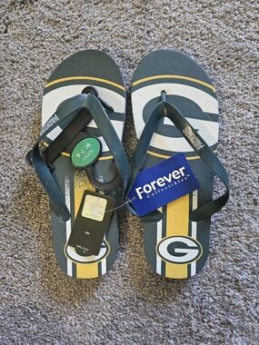 Green Bay Packers Flip Flops